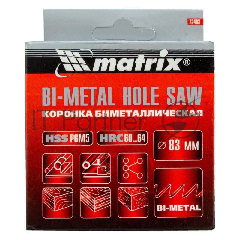 Коронка MATRIX BIMETAL, 83 мм// 72483