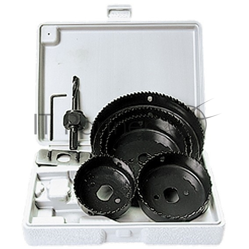 Набор кольцевых пил MATRIX по дереву, 64-127 мм, 8 предм.// 704715