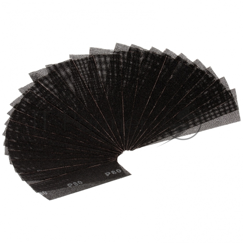 Сетка MATRIX абразивная, P 80, 106x280мм, 25шт// MASTER 75168