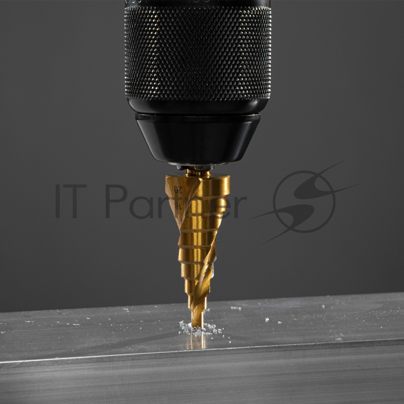 Сверло MATRIX ступенчатое, 4-6-8-10-12-14-16-18-20 мм HSS, спиральный проф 72356