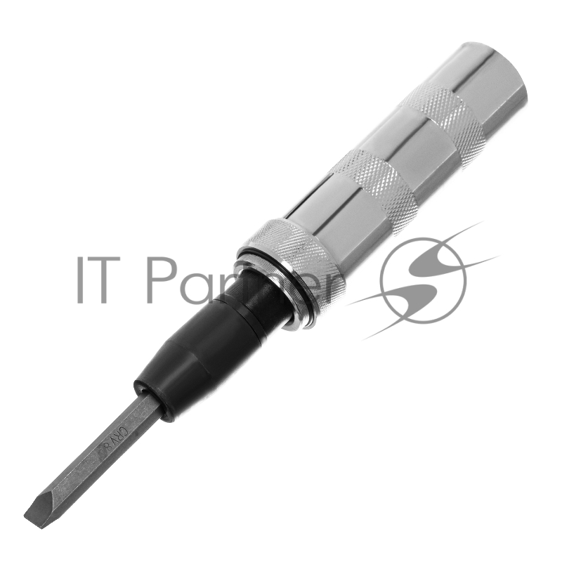 Отвертка ударно-поворотная MATRIX 1/2, набор бит, 6 шт., в пласт. боксе// 11575