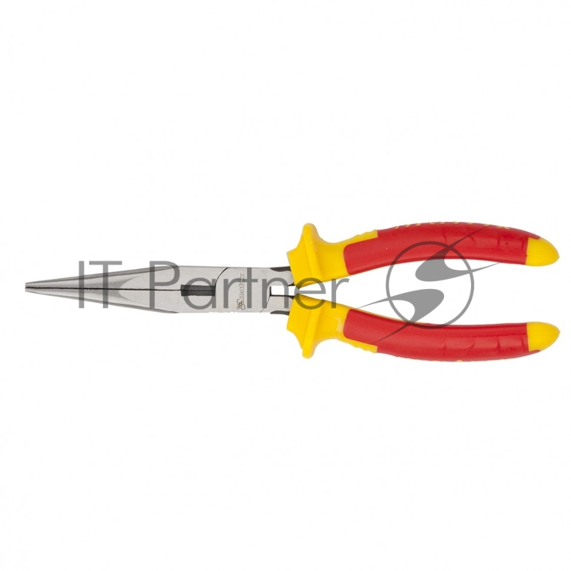 Длинногубцы прямые MATRIX Insulated, 200мм, двухкомпонентные рукоятки// PROFESSIONAL 17103