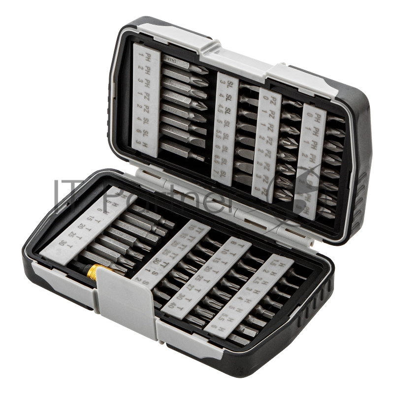 MATRIX Набор бит,магнитный адаптер,CrV,в плат.боксе,64шт// 11327