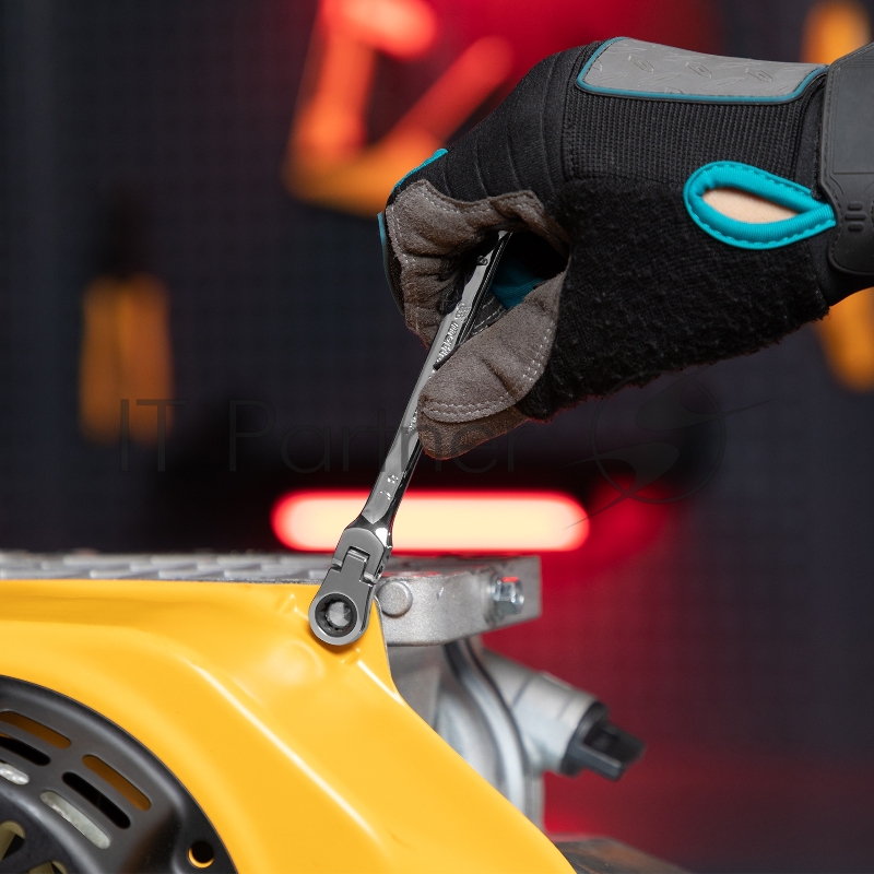 Набор ключей MATRIX комбинированных, трещоточных шарнирных 8шт 14898