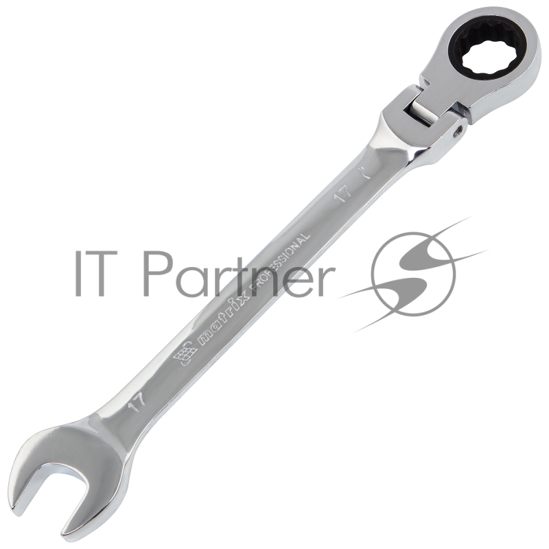 Набор ключей MATRIX комбинированных, трещоточных шарнирных 8шт 14898