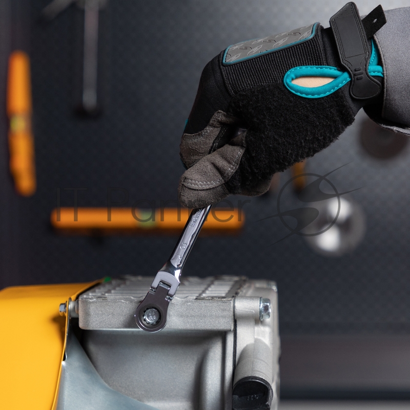 Набор ключей MATRIX комбинированных, трещоточных шарнирных 8шт 14898