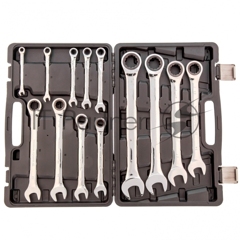 Набор ключей MATRIX комбинированных, трещоточных 13 шт. 14797