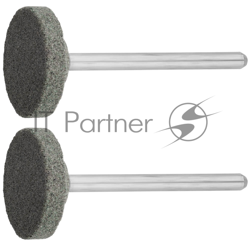 Шарошка ЗУБР 35916 абразивный из карбида кремния на шпильке P120 d20x3.2мм L45мм 2шт.