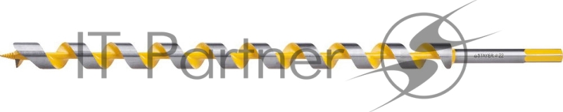 Сверло левиса по дереву STAYER Spiral 22x450/360мм, шестигранный хвостовик