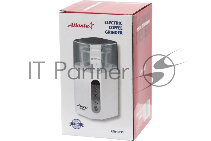 Кофемолка ATLANTA ATH-3392 белый