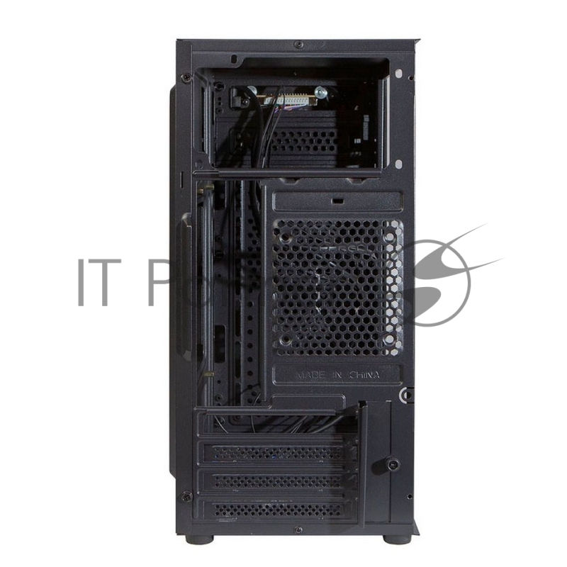 Корпус mATX Eurocase MA05 черный, без БП, закаленное стекло, USB3.0