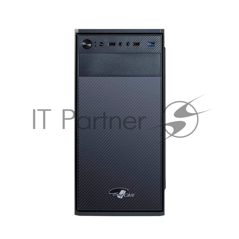 Корпус mATX Eurocase MA05 черный, без БП, закаленное стекло, USB3.0