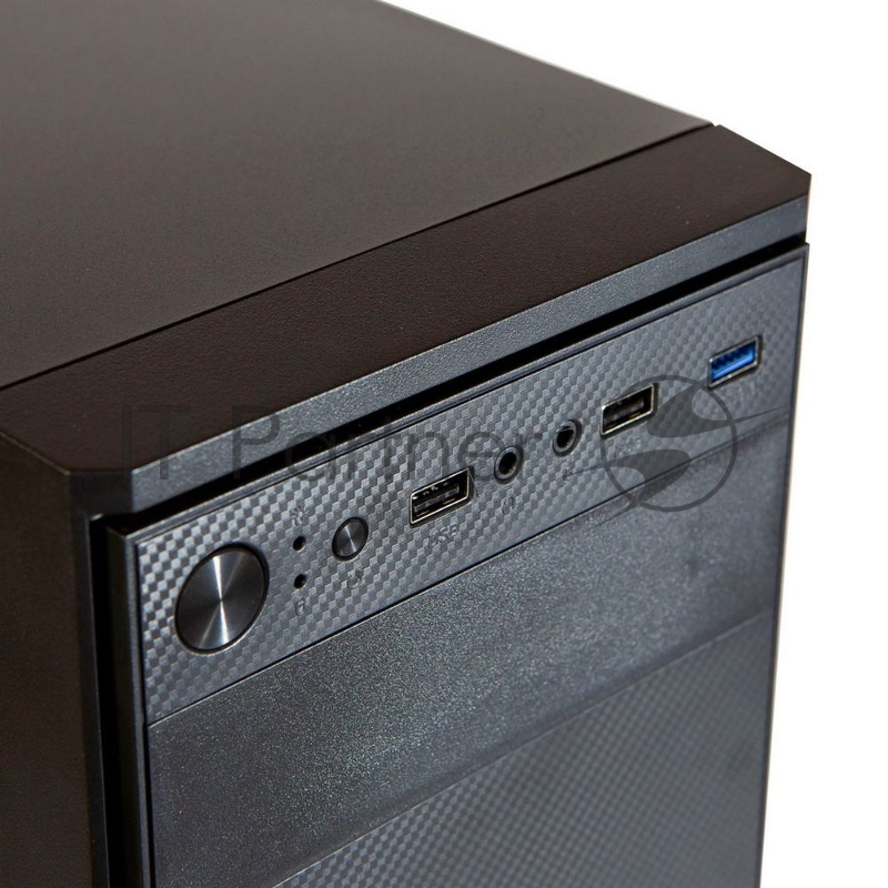 Корпус mATX Eurocase MA05 черный, без БП, закаленное стекло, USB3.0