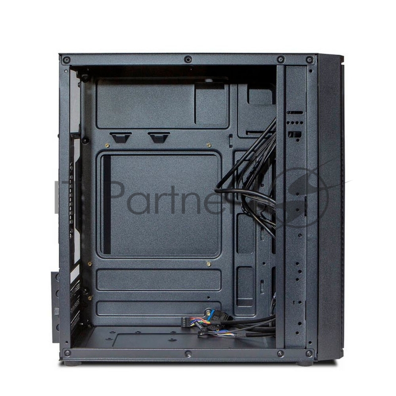 Корпус mATX Eurocase MA05 черный, без БП, закаленное стекло, USB3.0