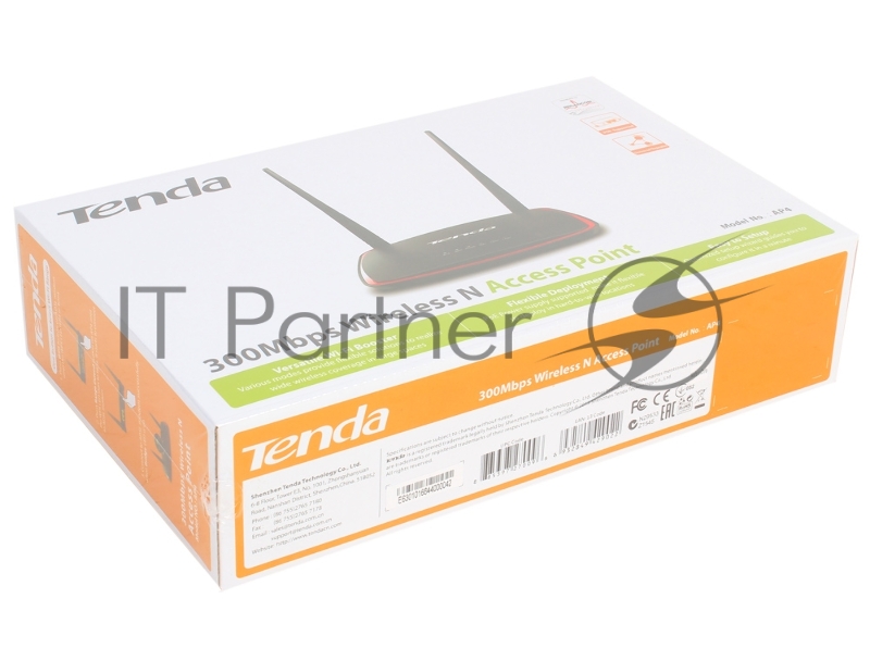 Точка доступа Tenda AP4 N300 Wi-Fi точка доступа PoE
