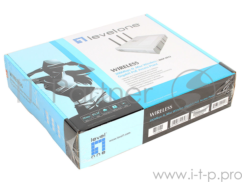 Точка доступа Level One WAP-6012 300Mbps N_Max Беспроводная PoE точка доступа с интерфейсом Gigabit