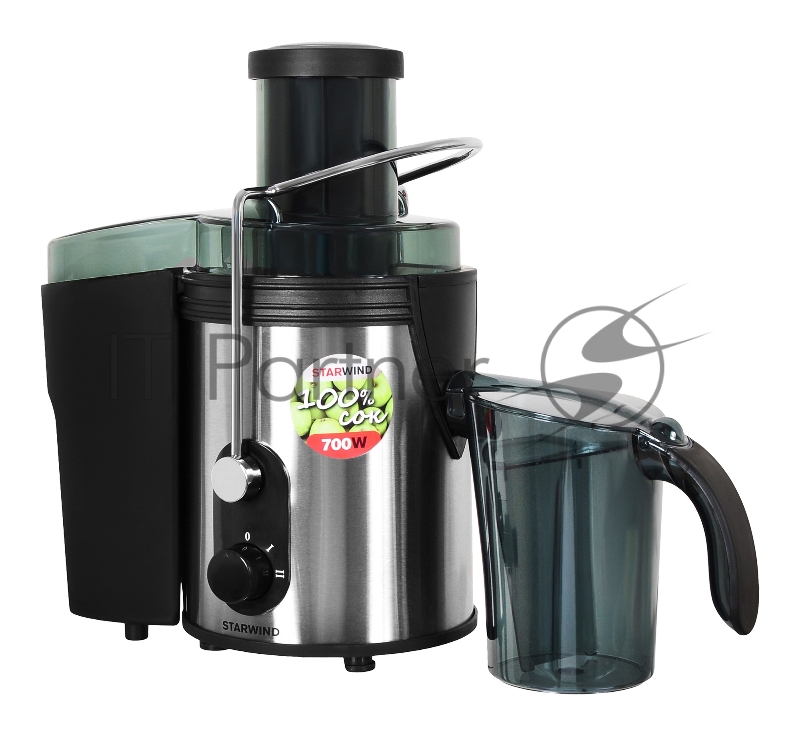 Соковыжималка центробежная Starwind SJ 2414 800Вт рез.сок.:500мл. серебристый/черный