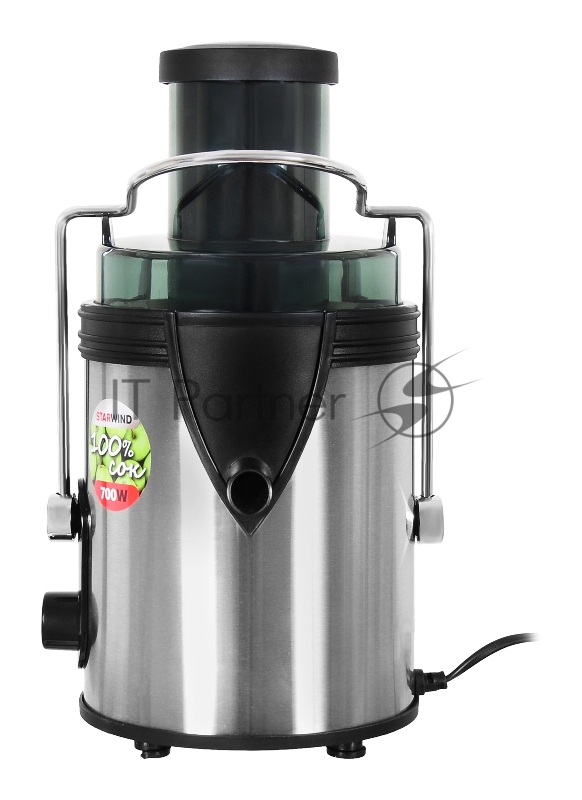 Соковыжималка центробежная Starwind SJ 2414 800Вт рез.сок.:500мл. серебристый/черный