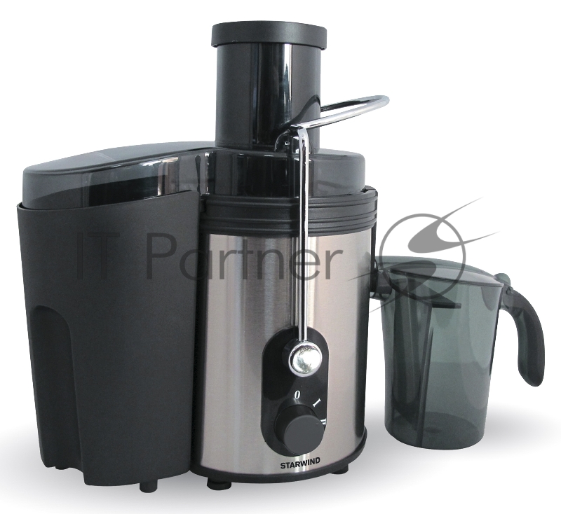 Соковыжималка центробежная Starwind SJ 2424 800Вт рез.сок.:500мл. серебристый/черный