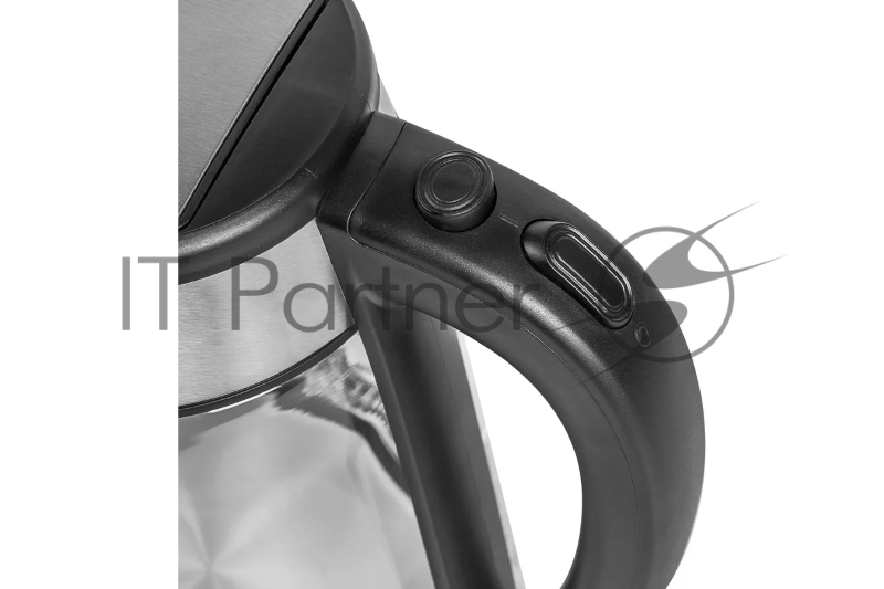 Чайник электрический Galaxy LINE GL0558, стекло/черный, 2200 Вт, 1.7 л