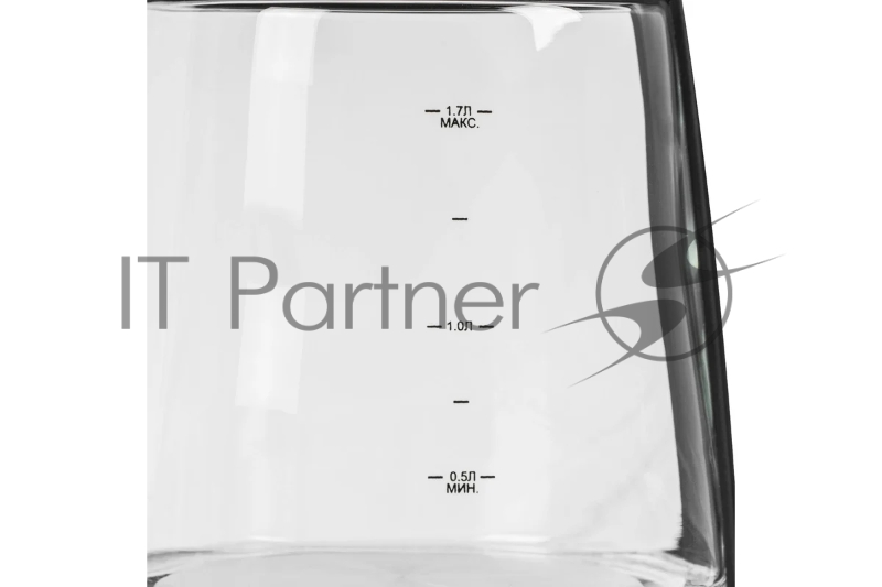 Чайник электрический Galaxy LINE GL0558, стекло/черный, 2200 Вт, 1.7 л