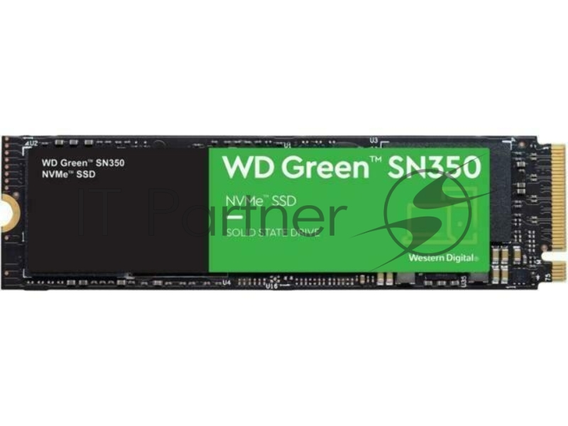 Твердотельный накопитель SSD WD Green SN350 NVMe WDS960G2G0C 960ГБ M2.2280 (TLC)