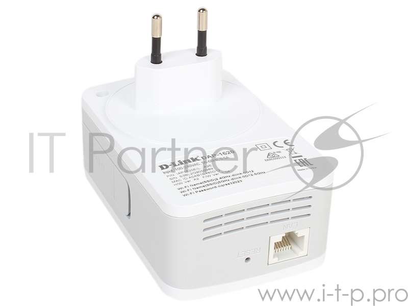 Точка доступа D-Link DAP-1620/RU/A1A Беспроводной двухдиапазонный повторитель АС1200