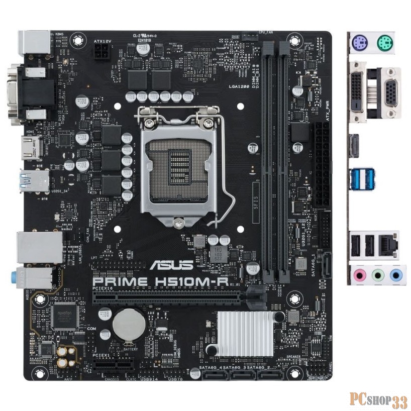 PRIME H510M-R-SI /LGA1200,H510,HDMI,DVI,D-SUB,MB