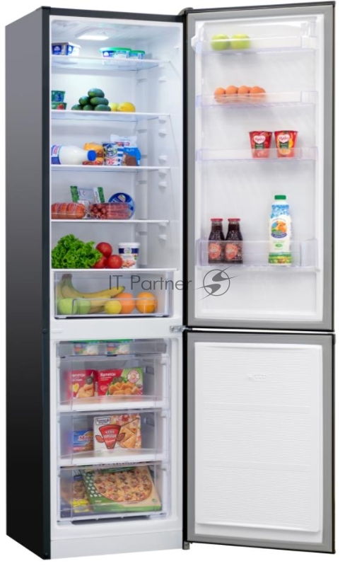 Холодильник Nordfrost NRB 164NF 232 черный матовый (двухкамерный)