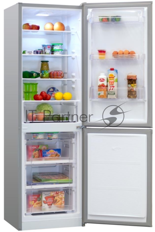 Холодильник Nordfrost NRB 162NF 332 серебристый (двухкамерный)