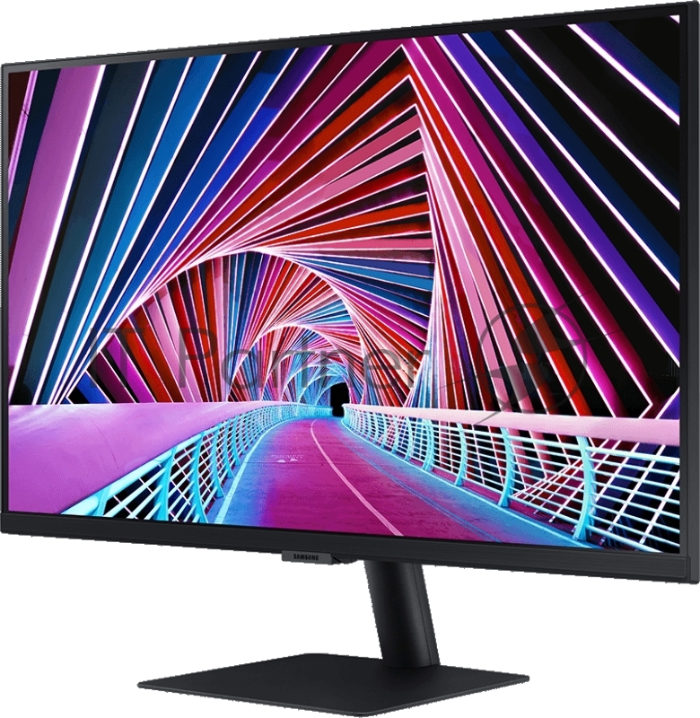 Монитор SAMSUNG 27 S27A704NWI черный IPS LED 5ms 16:9 HDMI матовая 3000:1 300cd 178гр/178гр 3840x2160 D-Sub FHD 4.3кг