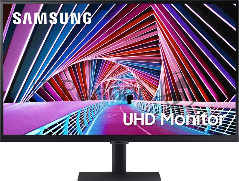 Монитор SAMSUNG 27 S27A704NWI черный IPS LED 5ms 16:9 HDMI матовая 3000:1 300cd 178гр/178гр 3840x2160 D-Sub FHD 4.3кг