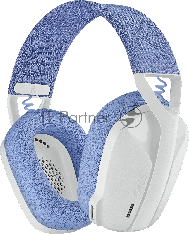 Наушники с микрофоном Logitech G435 белый накладные Radio оголовье (981-001074)