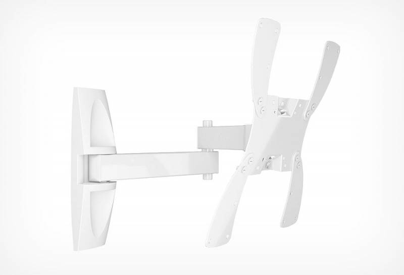 Кронштейн для телевизора Holder LCDS-5046 белый 22-42 макс.30кг настенный поворот и наклон