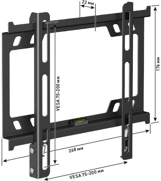 Кронштейн HOLDER LCD-F2617-B черный