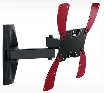 Кронштейн для телевизора Holder LCDS-5046 черный 10-40 макс.30кг настенный поворот и наклон