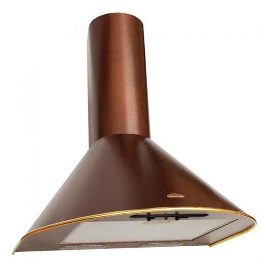 Вытяжка ELIKOR Эпсилон 50П-430-П3Л медный антик/золотистый