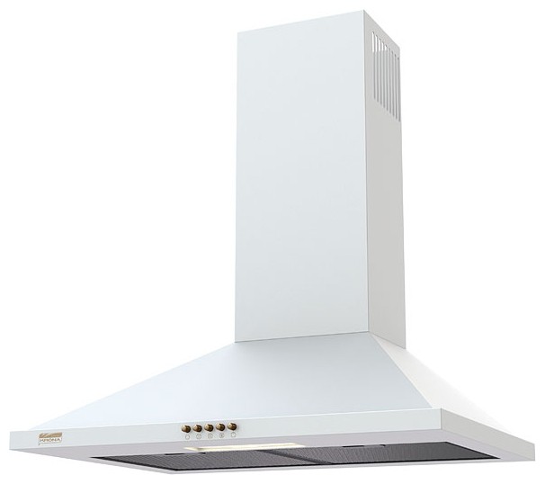 Вытяжка каминная Krona Bella 600 белый