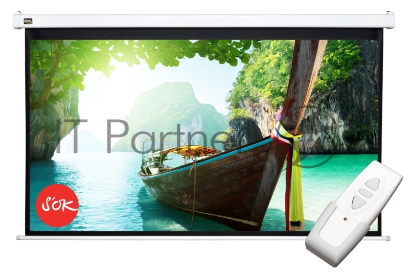 Экран Pro 332x186см Motoscreen 16:9 настенно-потолочный рулонный (моторизованный) 150