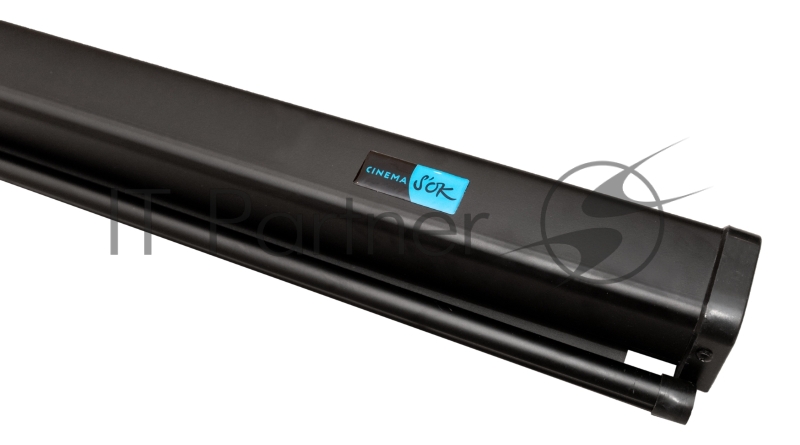 Экран 180x180см Wallscreen 1:1 настенно-потолочный рулонный ЧЕРНЫЙ 100