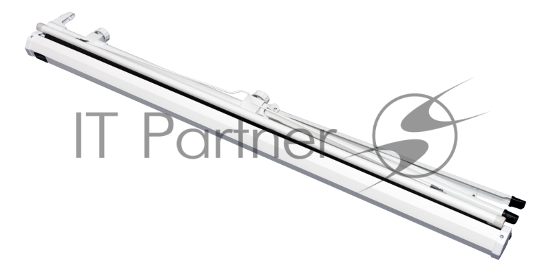 Экран 180x180см TriScreen 1:1 напольный рулонный белый 100 Matt White (MW), серый корпус