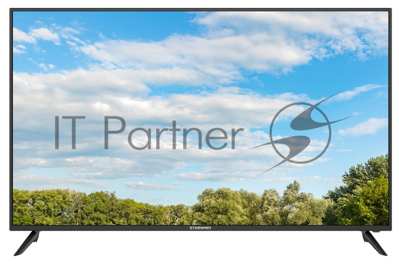 Телевизор LED Starwind 58 SW-LED58UB400 Яндекс.ТВ черный Ultra HD 60Hz DVB-T DVB-T2 DVB-C DVB-S DVB-S2 USB WiFi Smart TV (RUS)
