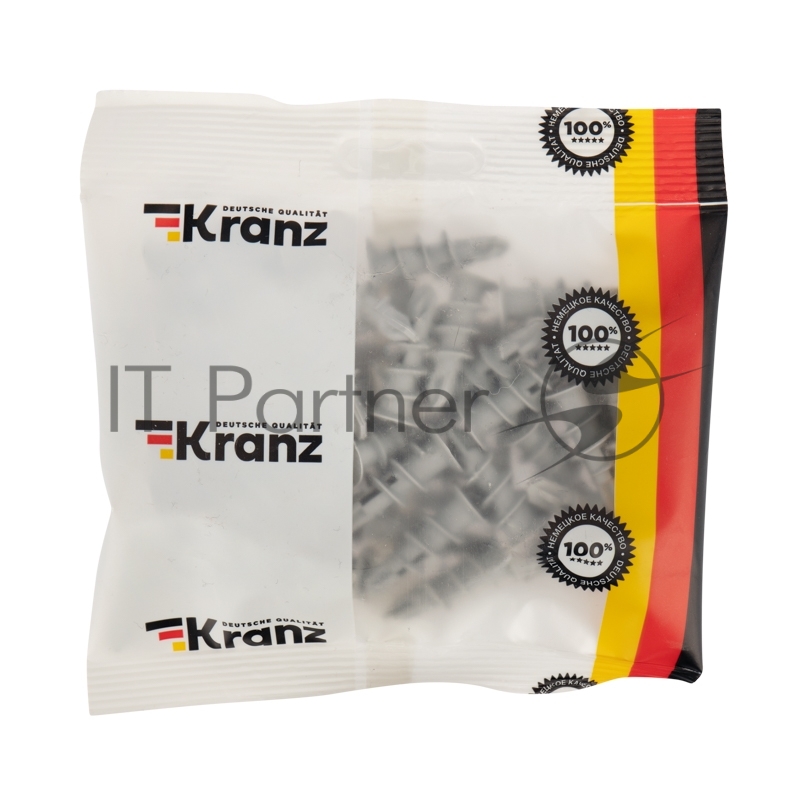 Дюбель KRANZ DRIVA PA 14х32 пластиковый со сверлом, пакет (50 шт./уп.)