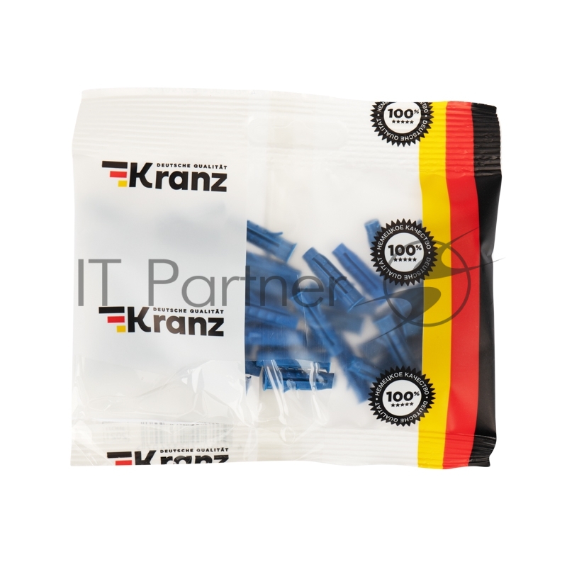 Дюбель распорный KRANZ 6х25, синий, пакет (50 шт./уп.)