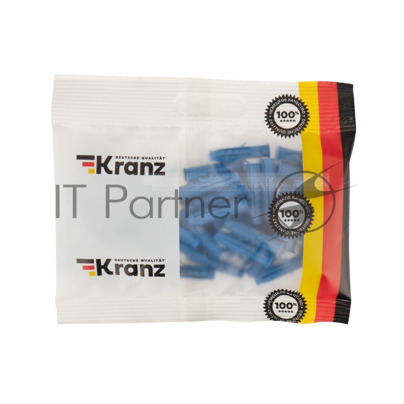 Дюбель распорный KRANZ 6х30, синий, пакет (50 шт./уп.)