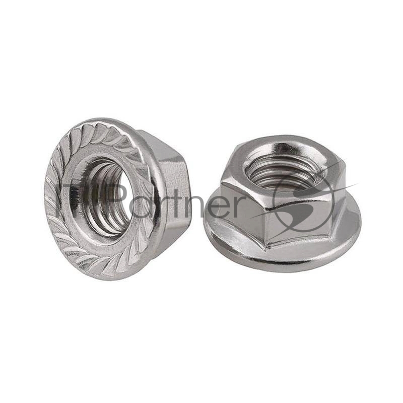 Гайка с фланцем KRANZ DIN 6923, M6, короб (200 шт./уп.)