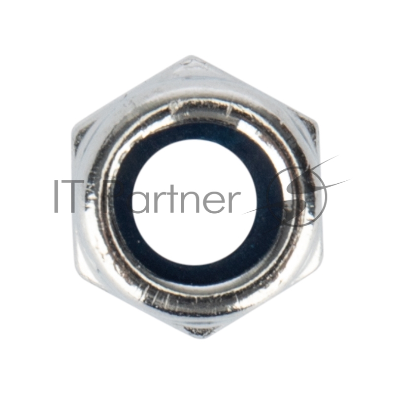 Гайка самоконтрящаяся KRANZ DIN 985, с нейлоновым кольцом, M6, короб (200 шт./уп.)