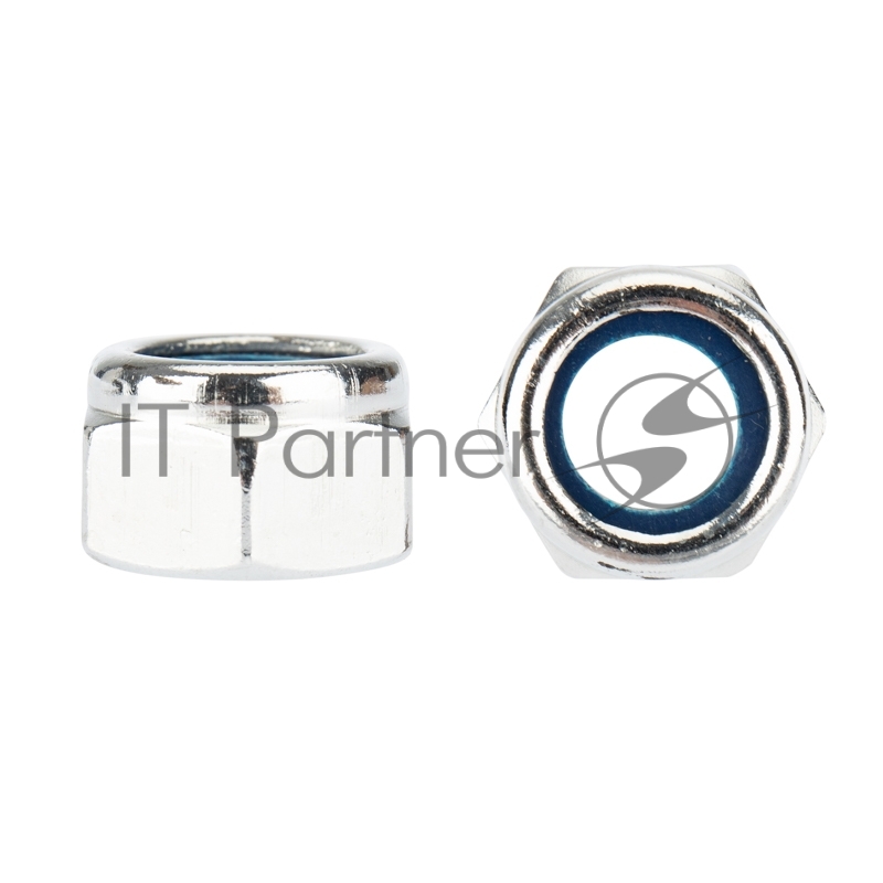 Гайка самоконтрящаяся KRANZ DIN 985, с нейлоновым кольцом, M12, короб (25 шт./уп.)