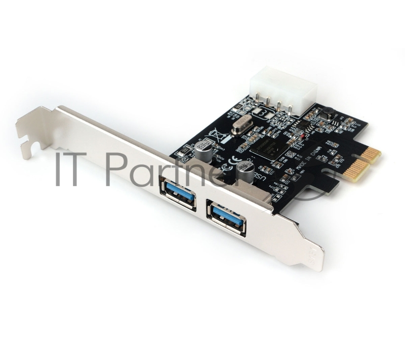 Контроллер USB Gembird SPCR-01, в PCI, порты: 2 внешн. USB 3.0