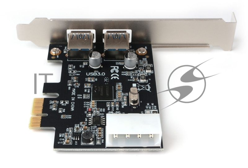 Контроллер USB Gembird SPCR-01, в PCI, порты: 2 внешн. USB 3.0